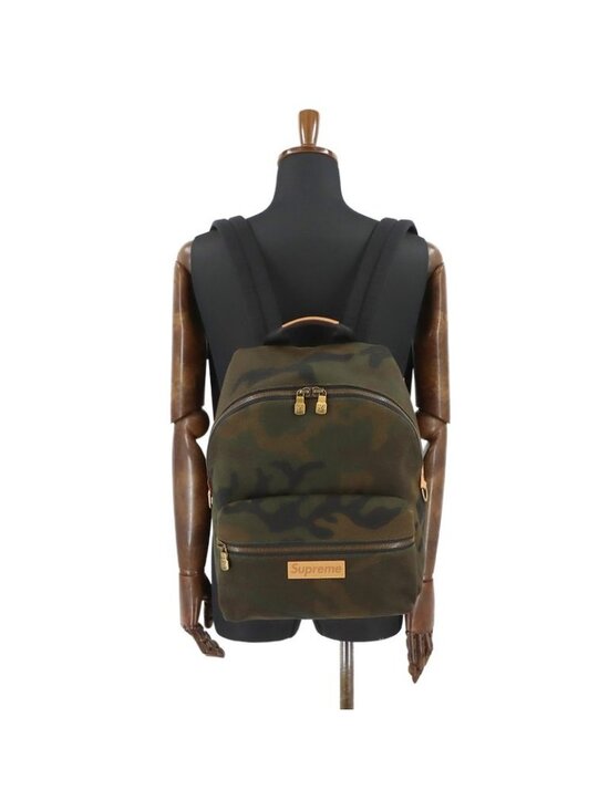 louis vuitton apollo backpack supreme Pre-Owned LV Camo 197639/59 Louis Vuitton Supreme Apollo Backpack